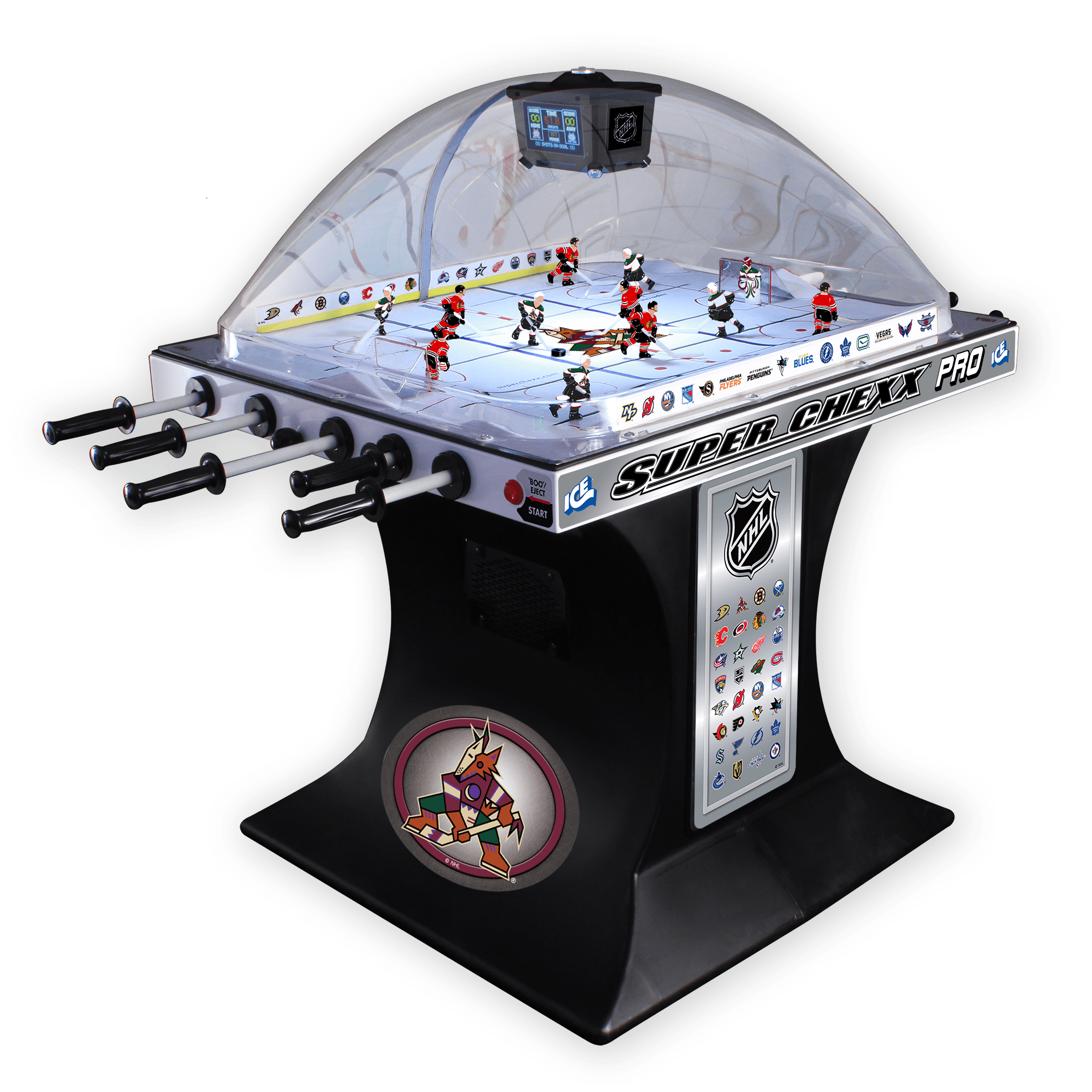 Arizona Coyotes NHL Super Chexx Pro Bubble Hockey