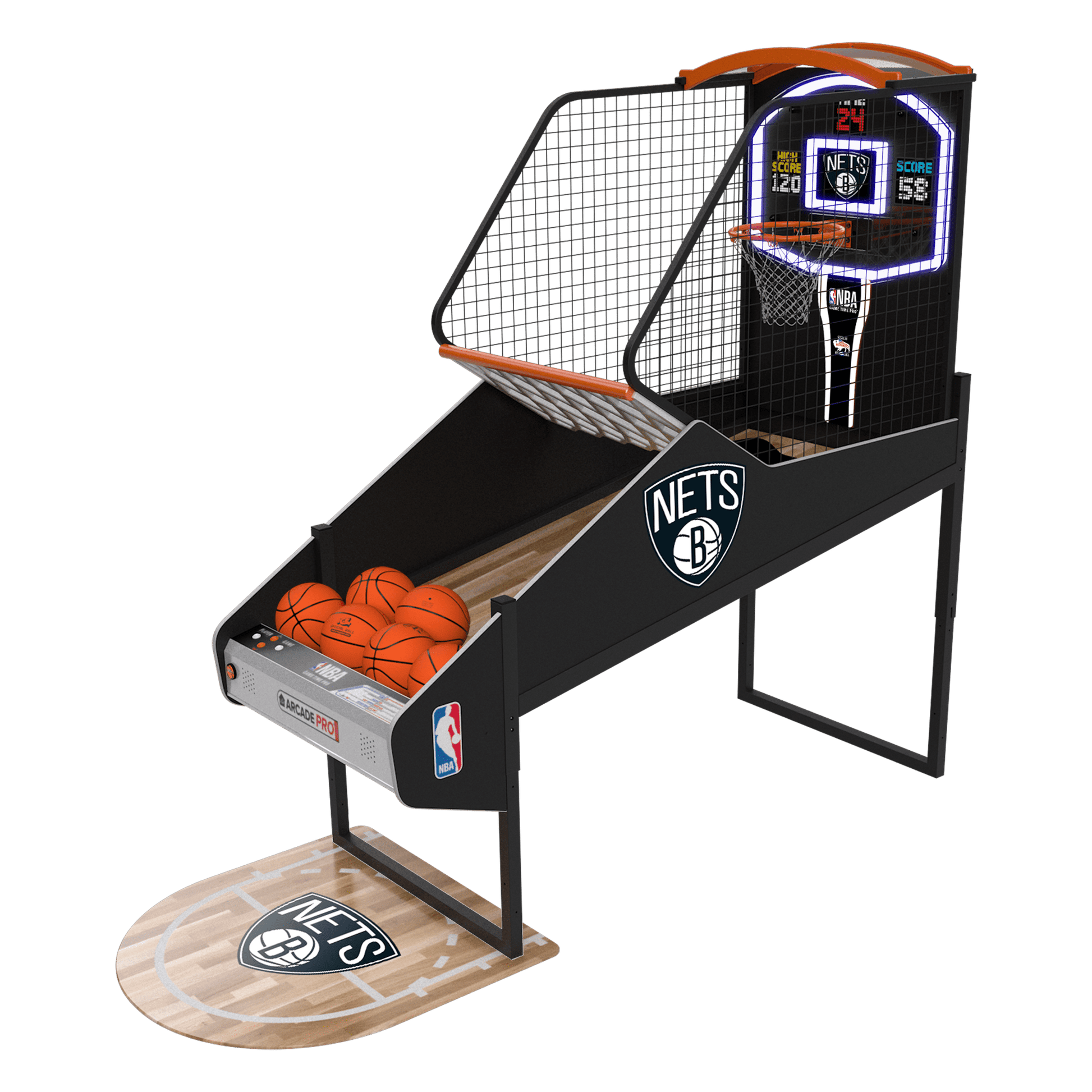 Brooklyn Nets NBA Game Time Pro Arcade Innovative Concepts in Entertainment   