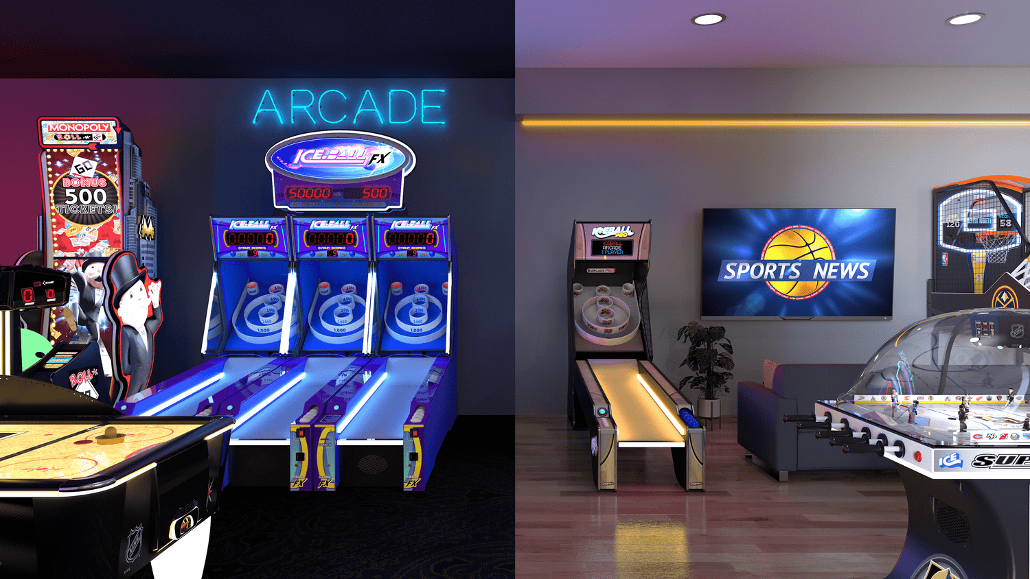 ICE Ball Pro Alley Roller Arcade Innovative Concepts in Entertainment