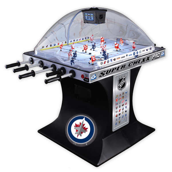 Winnipeg Jets NHL Super Chexx Pro Bubble Hockey Arcade Super Chexx
