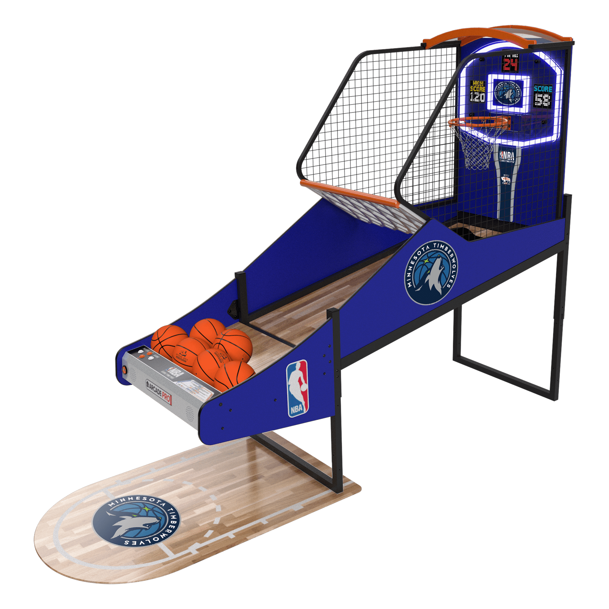 Minnesota Timberwolves NBA Game Time Pro Long Arcade Innovative Concepts in Entertainment   