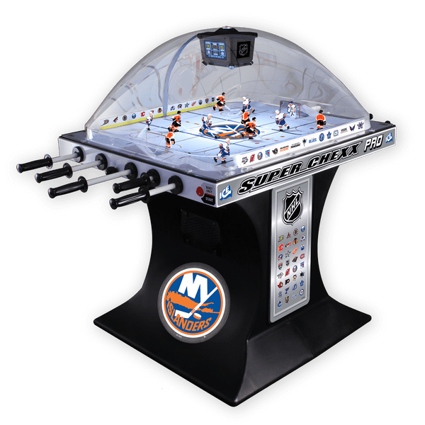 New York Islanders NHL Super Chexx Pro Bubble Hockey Arcade Super Chexx