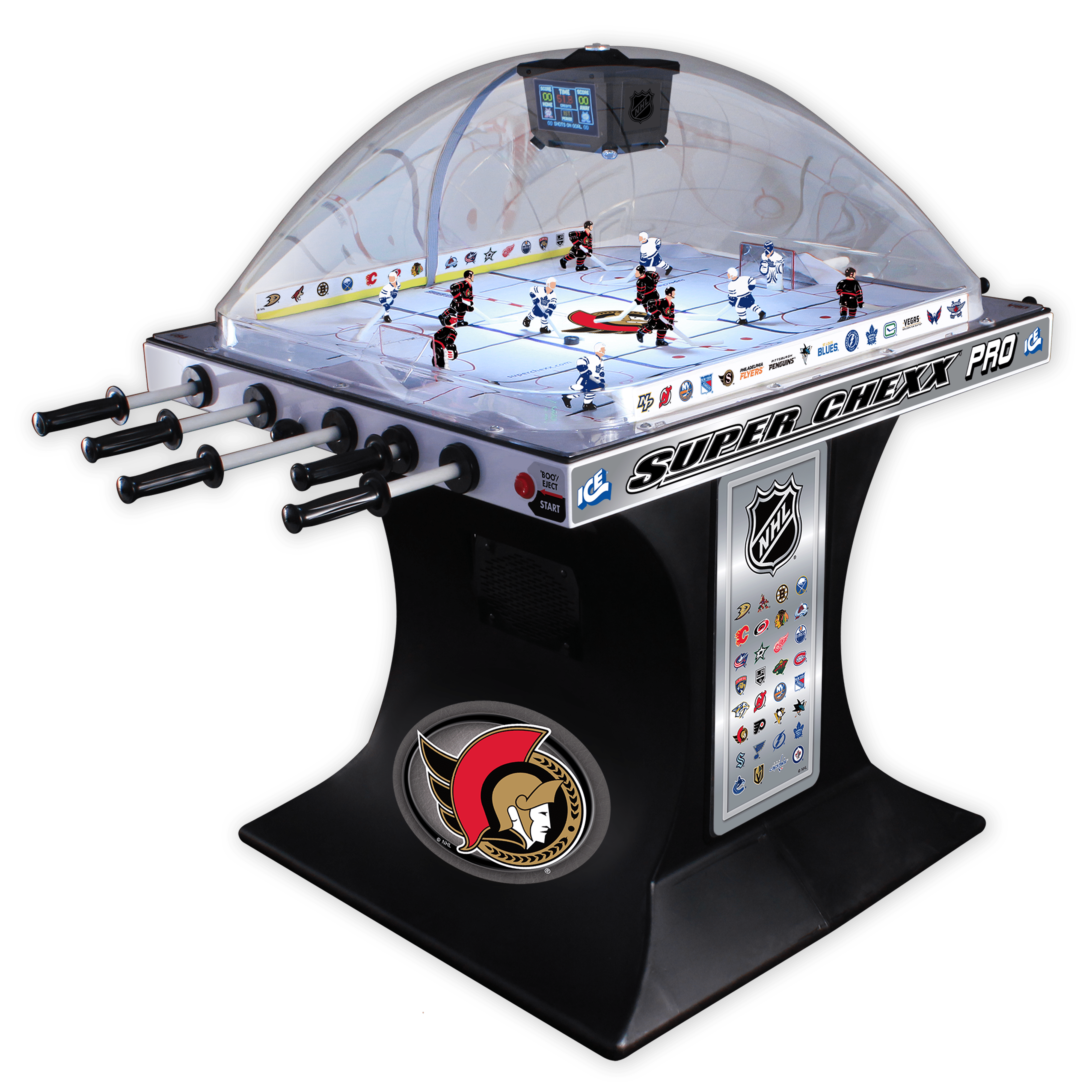 Ottawa Senators NHL Super Chexx Pro Bubble Hockey