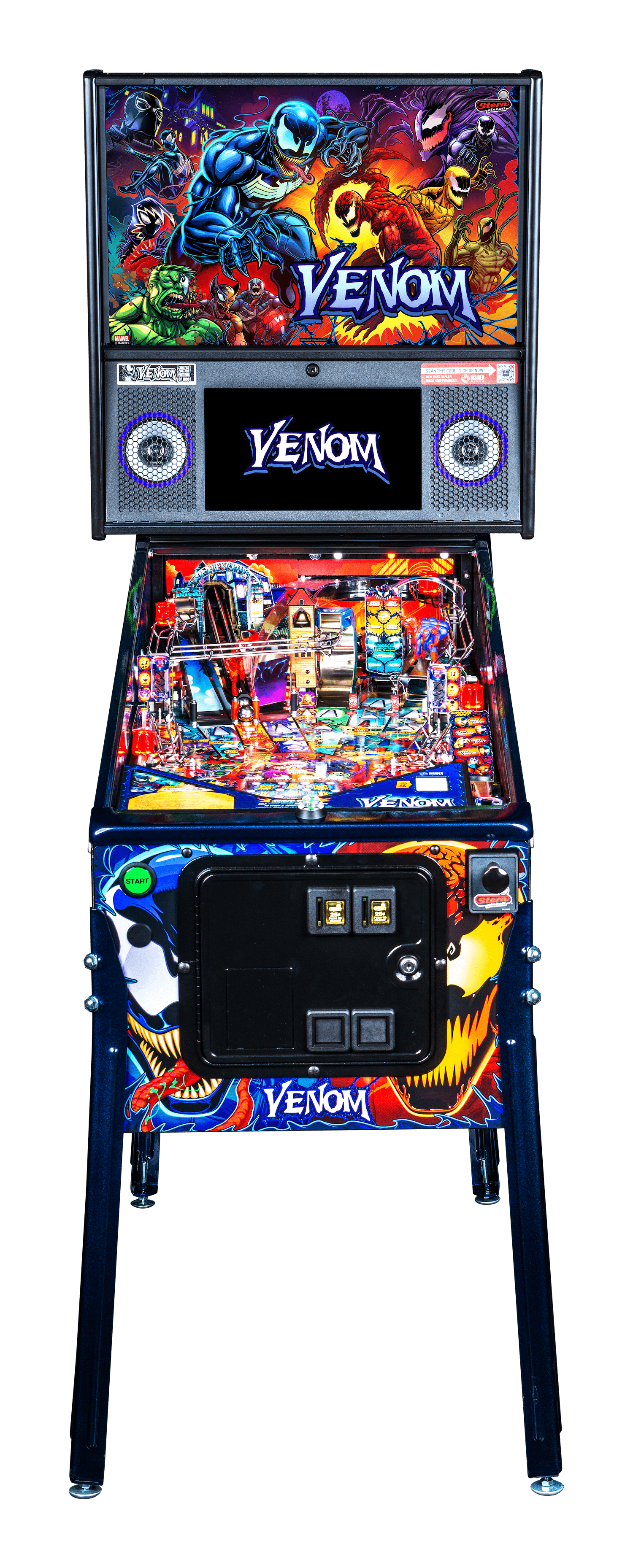 Venom Premium Pinball Machine by Stern