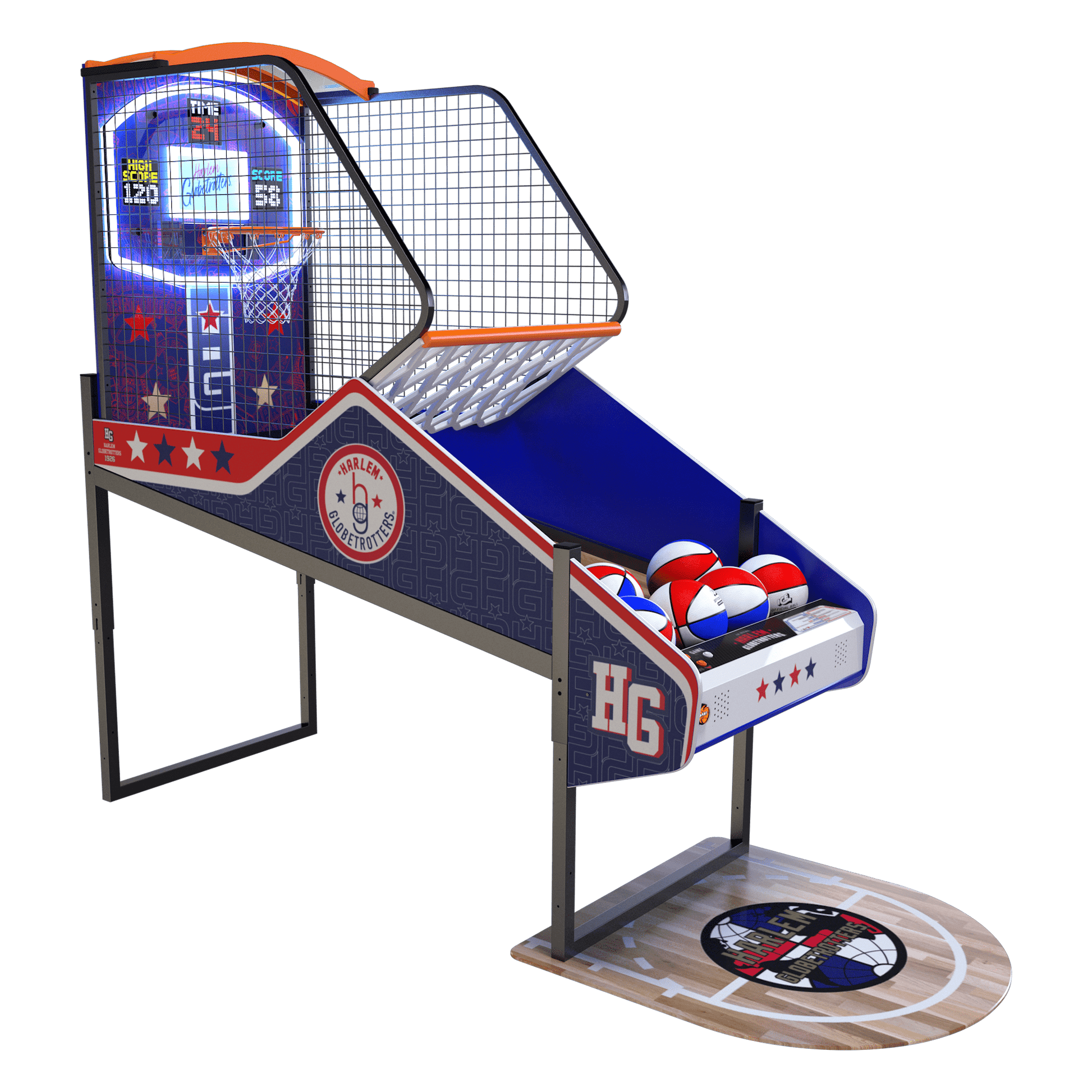 Harlem Globetrotters "Classic" Game time Pro with Floor Mat  Innovative Concepts in Entertainment, Inc.   