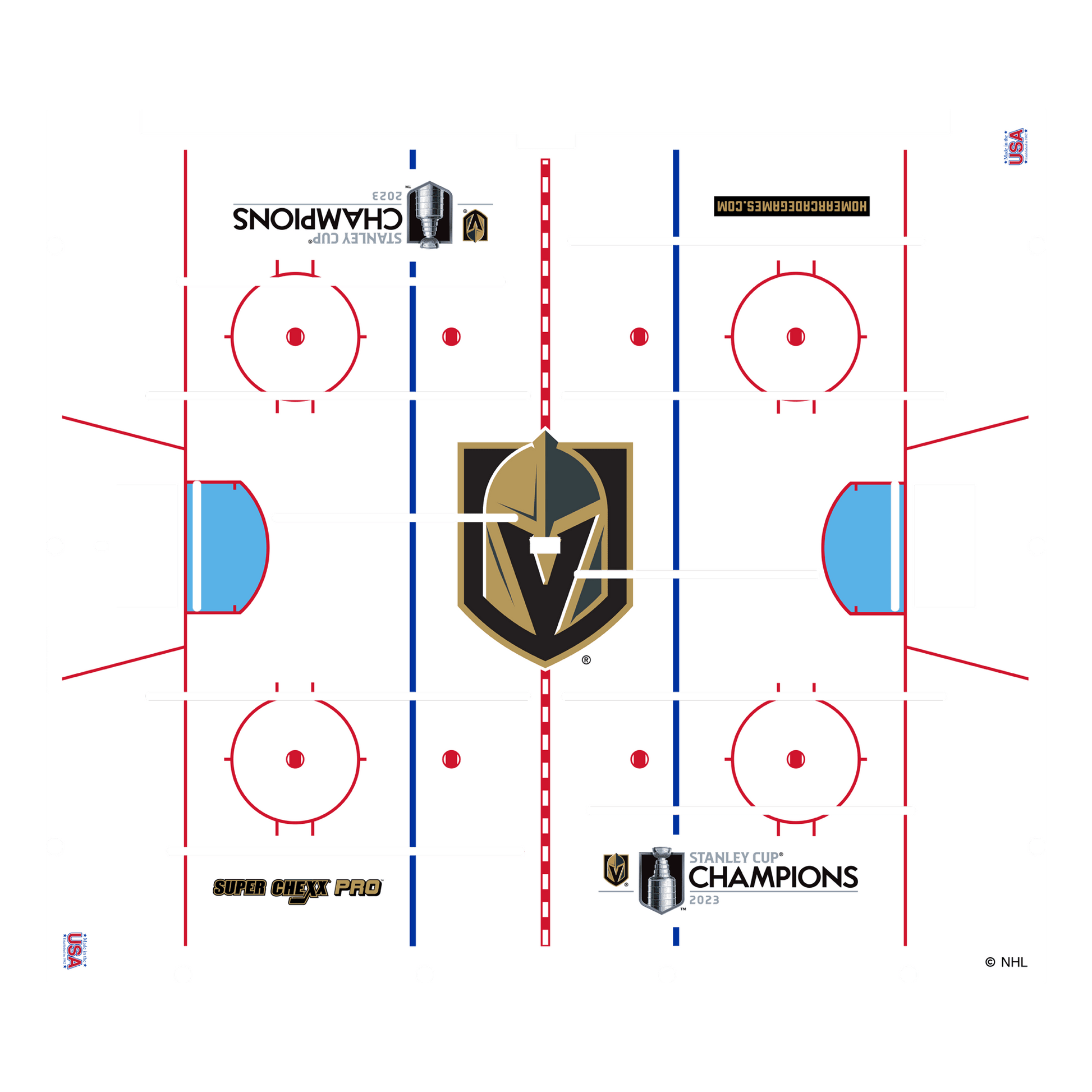 Vegas Golden Knights Stanley Cup Champions Edition Super Chexx Pro  Innovative Concepts in Entertainment   