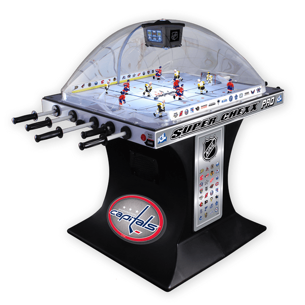Washington Capitals NHL Super Chexx Pro Bubble Hockey Arcade Super Chexx