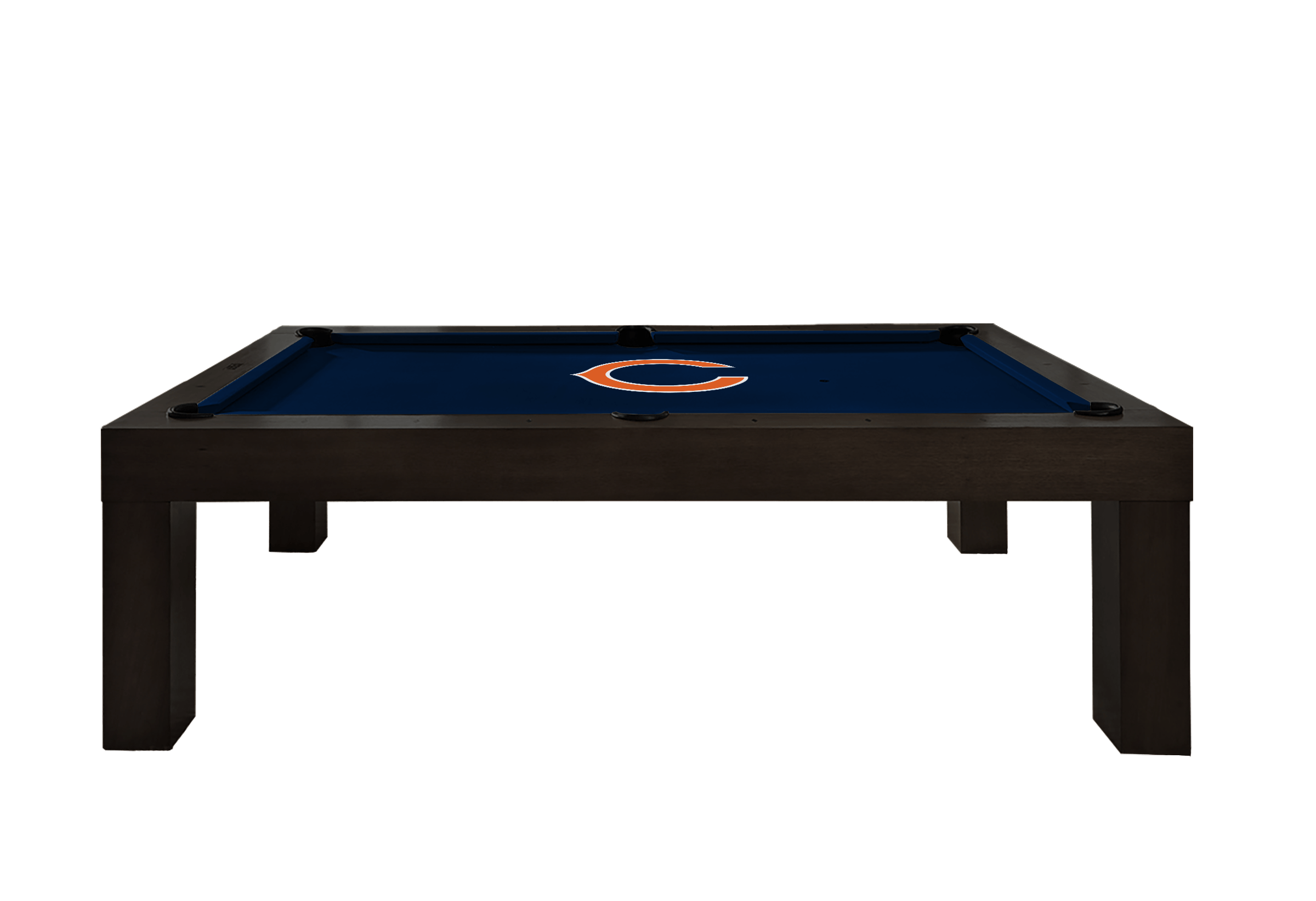 Chicago Bears Premium Pool Table Bundle - Black Ash