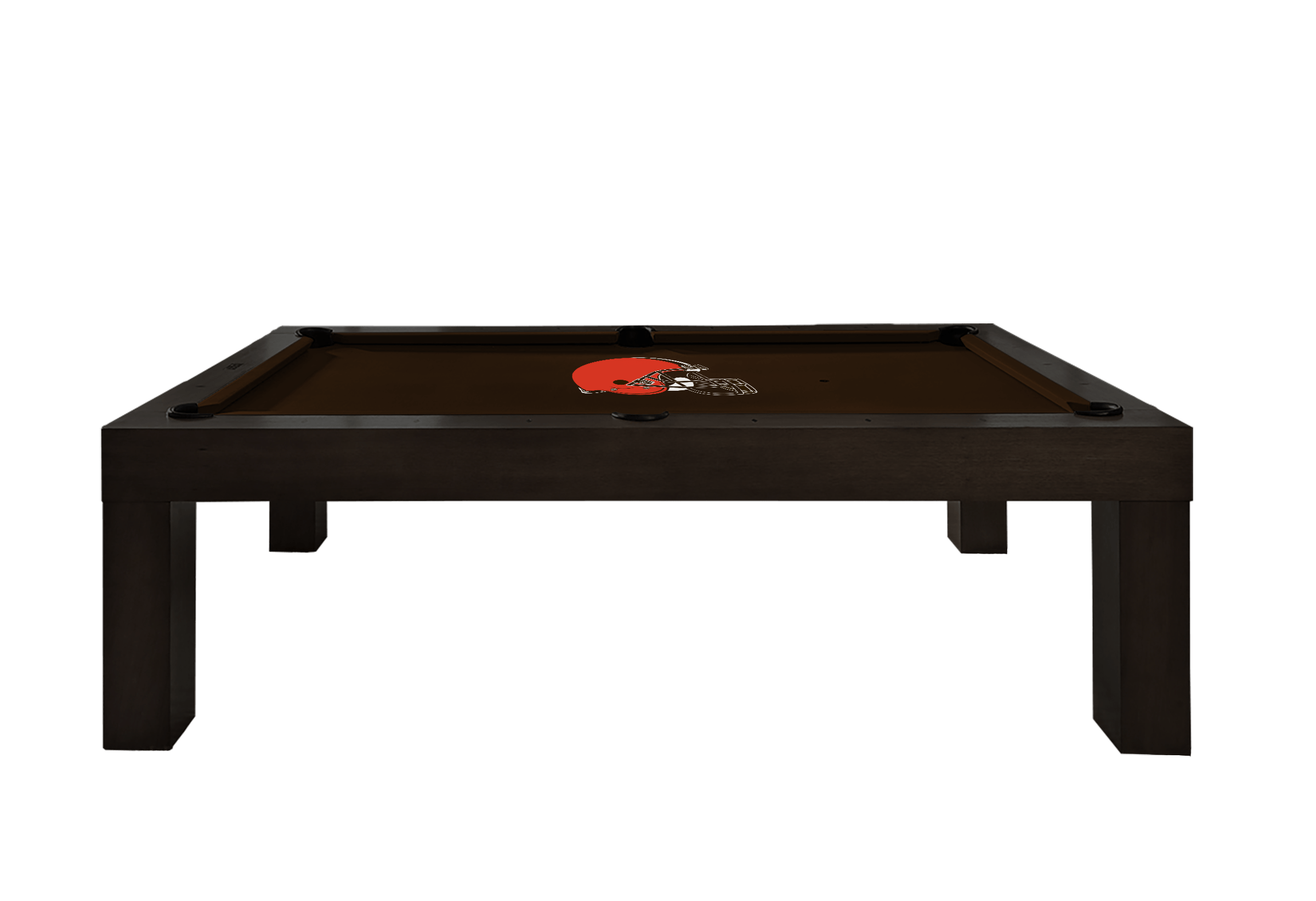 Cleveland Browns Premium Pool Table Bundle - Black Ash