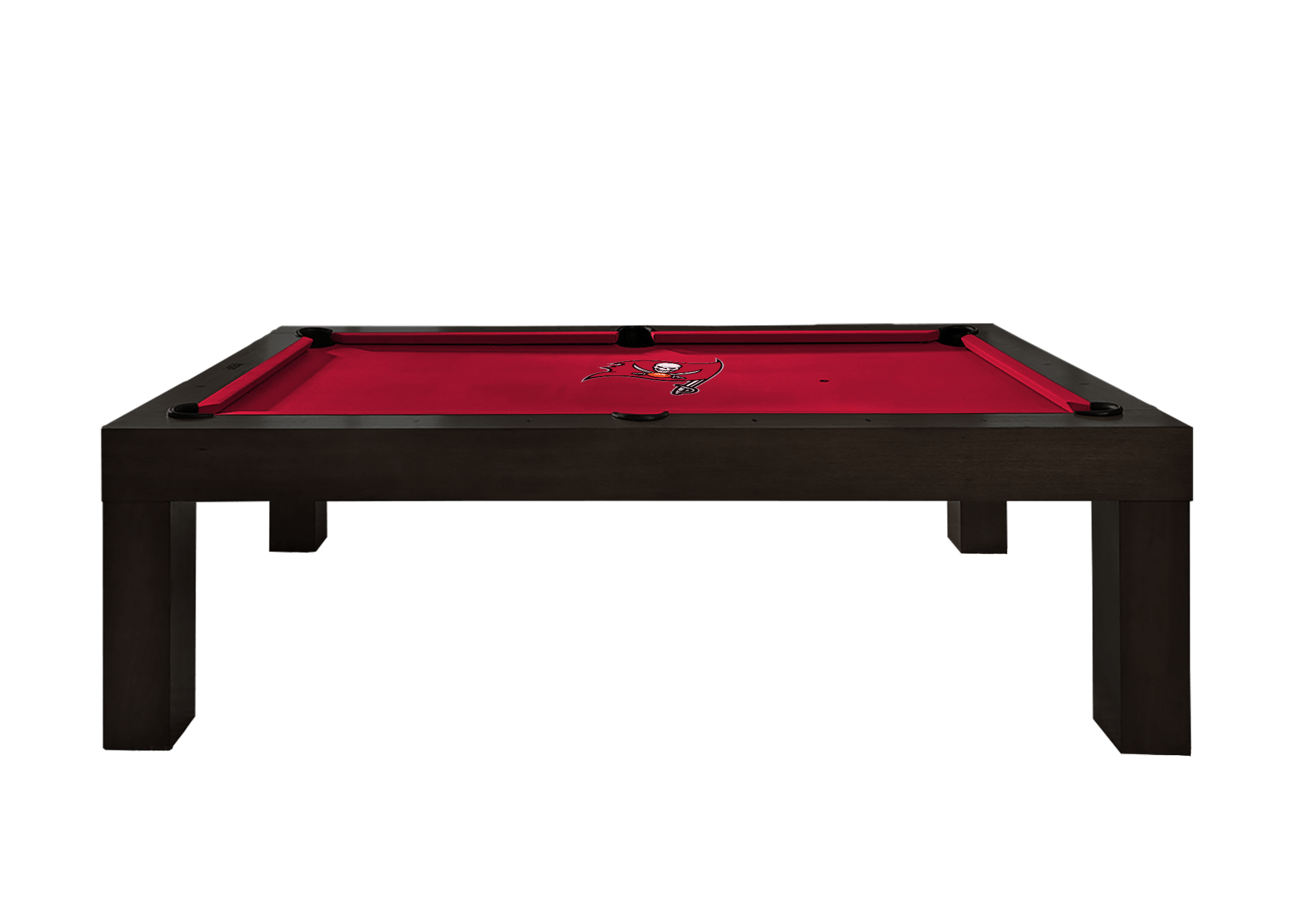 Tampa Bay Buccaneers Premium Pool Table Bundle - Black Ash