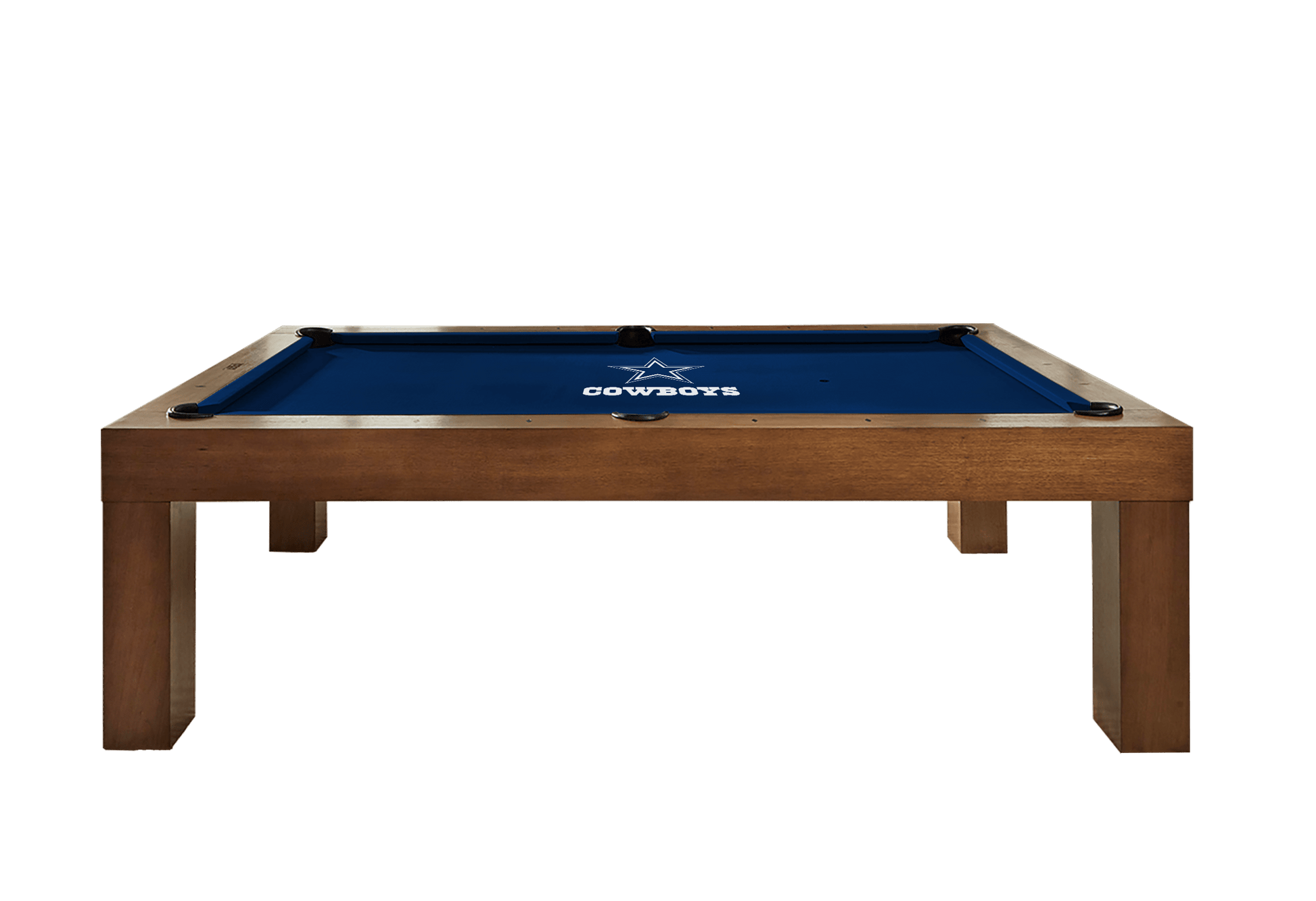 Dallas Cowboys Premium Pool Table Bundle - Walnut Pool Bundle Home Arcade Games   