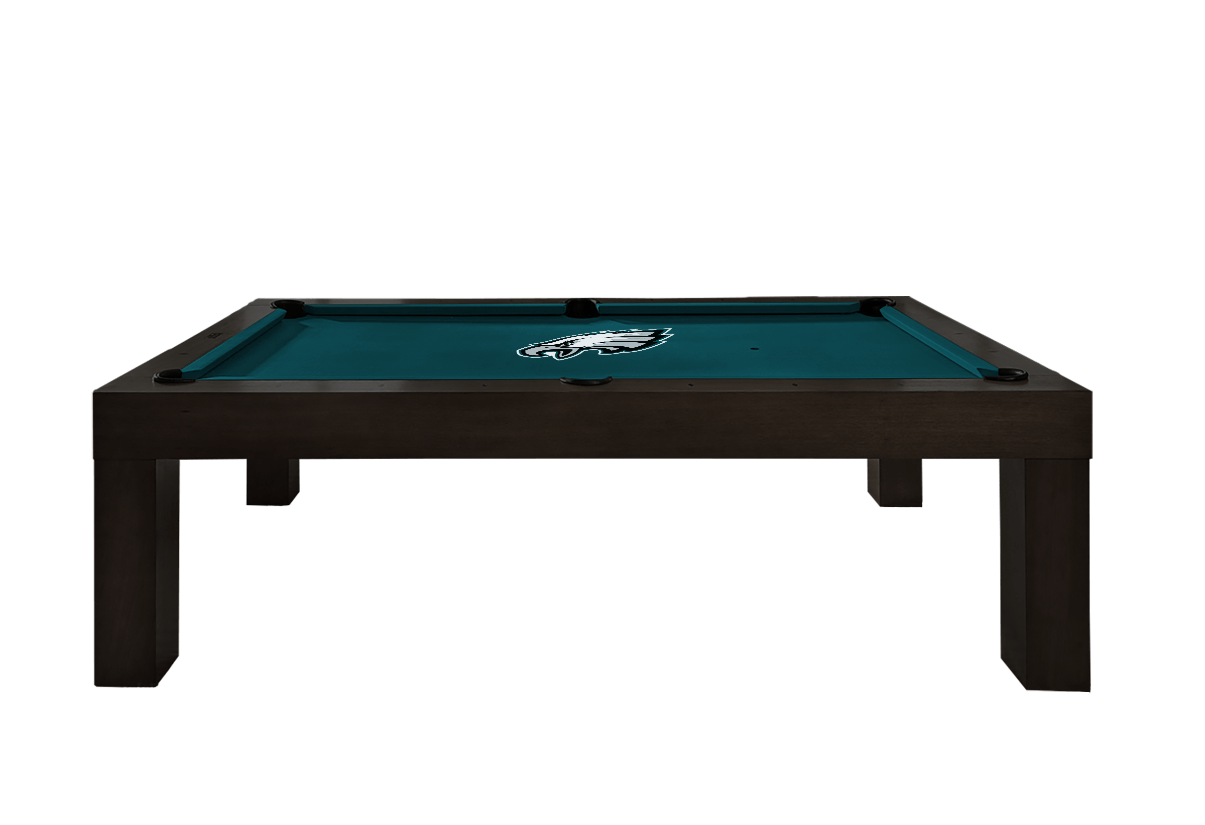 Philadelphia Eagles Premium Pool Table Bundle - Black Ash