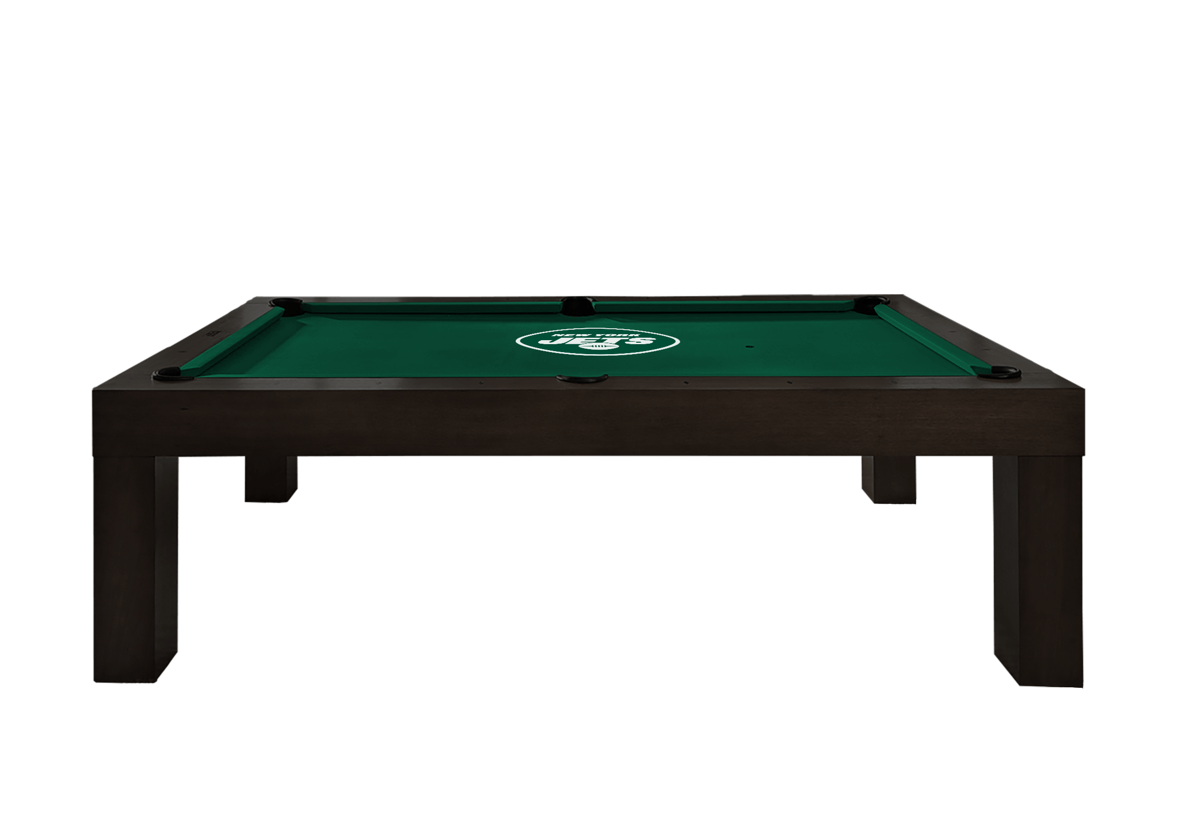 New York Jets Premium Pool Table Bundle - Black Ash