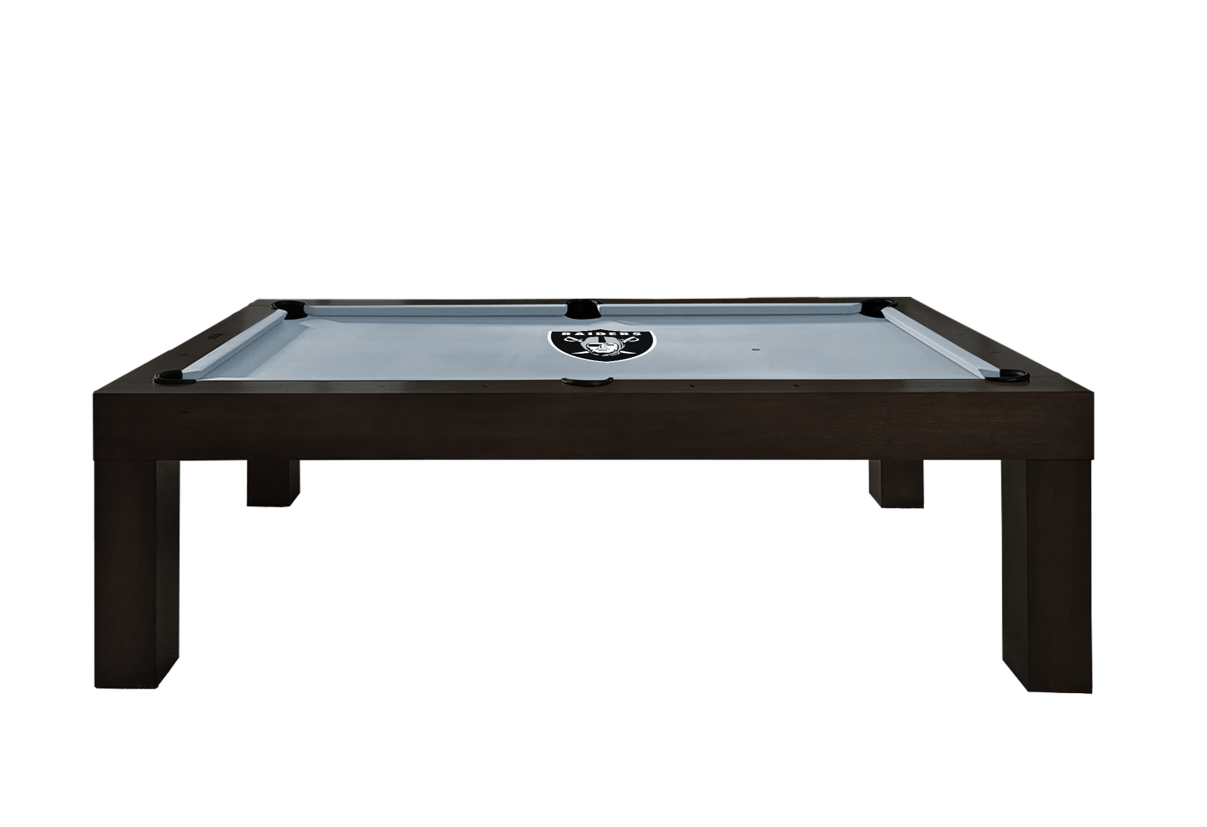 Las Vegas Raiders Premium Pool Table Bundle - Black Ash