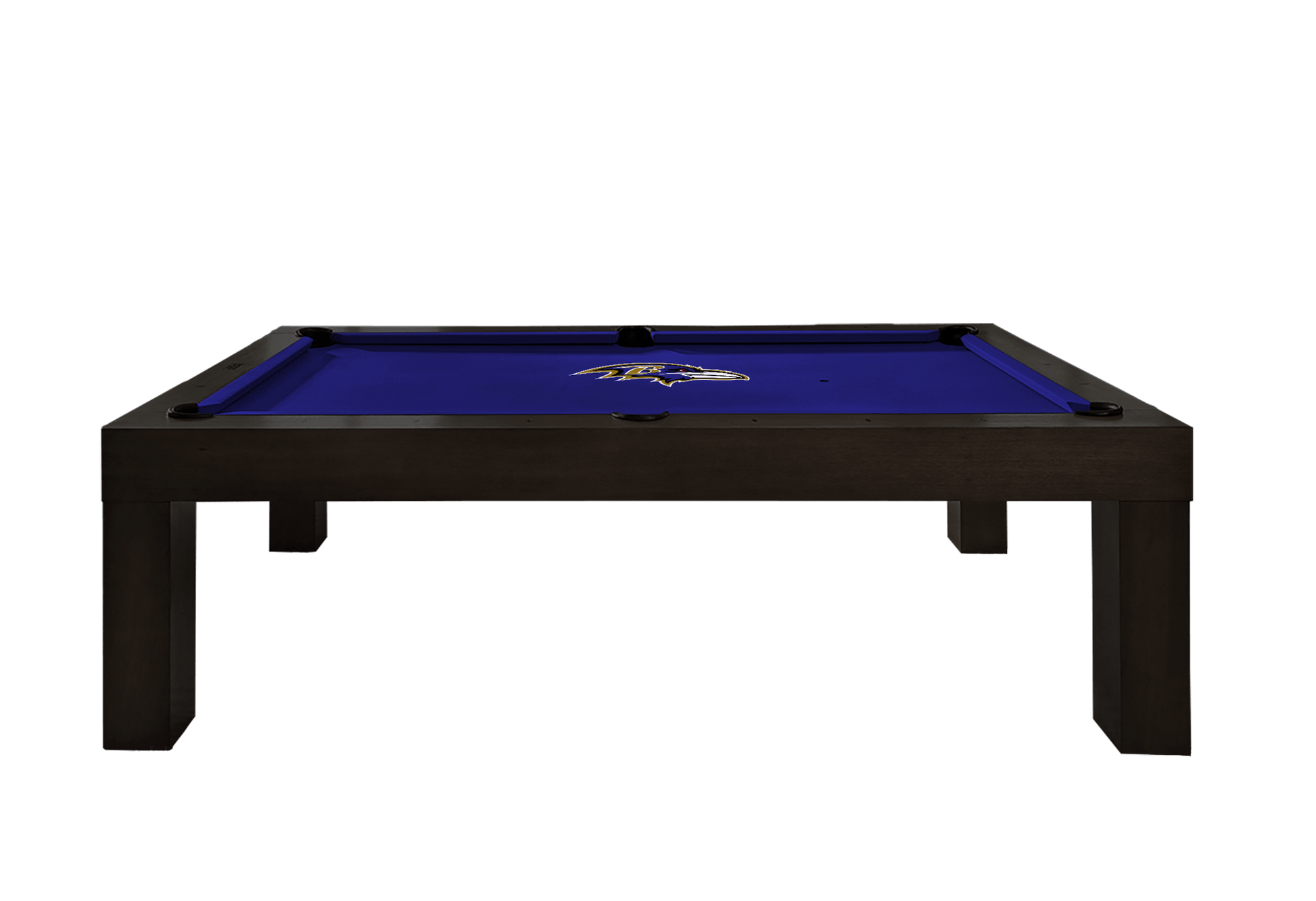 Baltimore Ravens Premium Pool Table Bundle - Black Ash Pool Bundle Home Arcade Games   