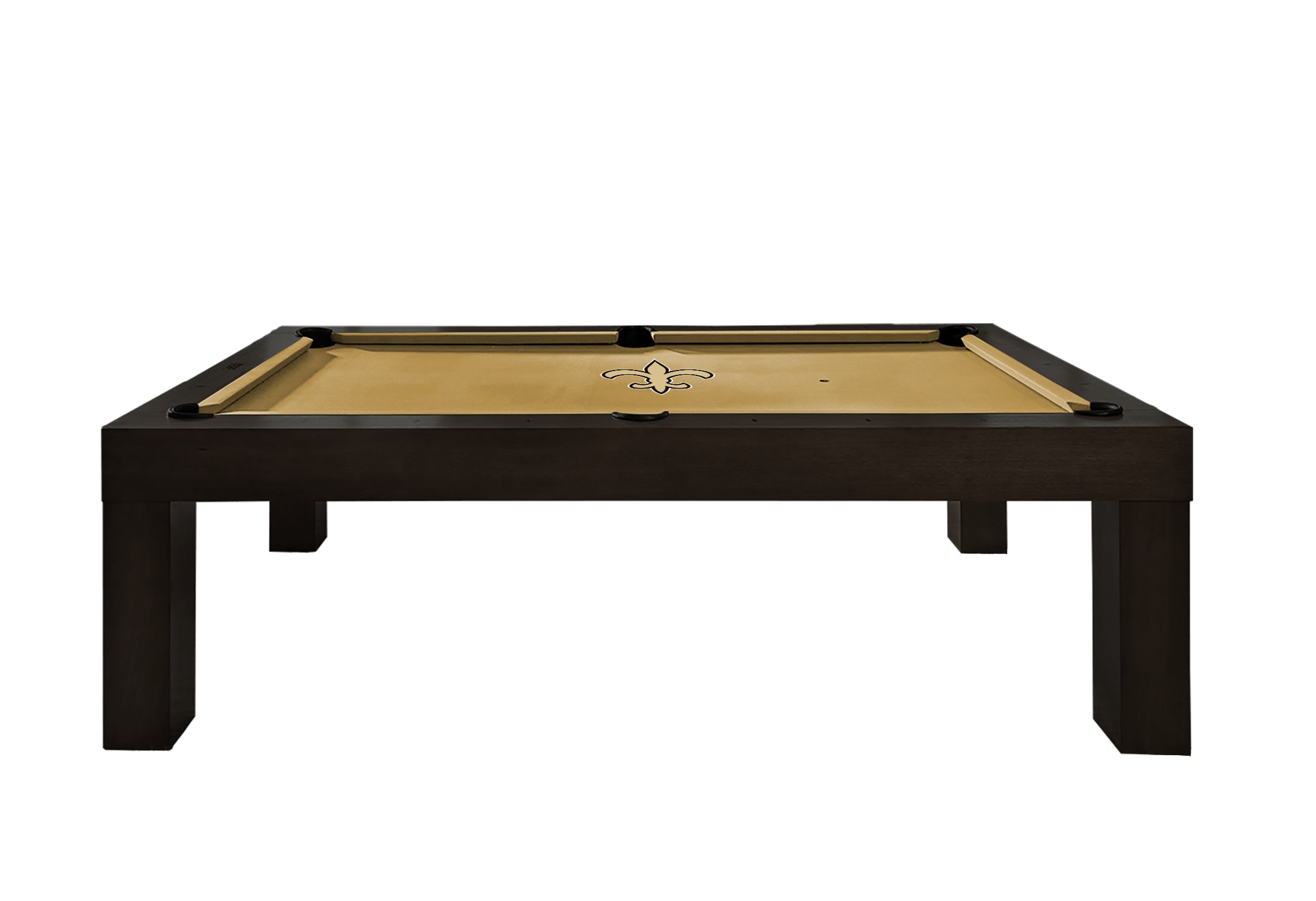 New Orleans Saints Premium Pool Table Bundle - Black Ash