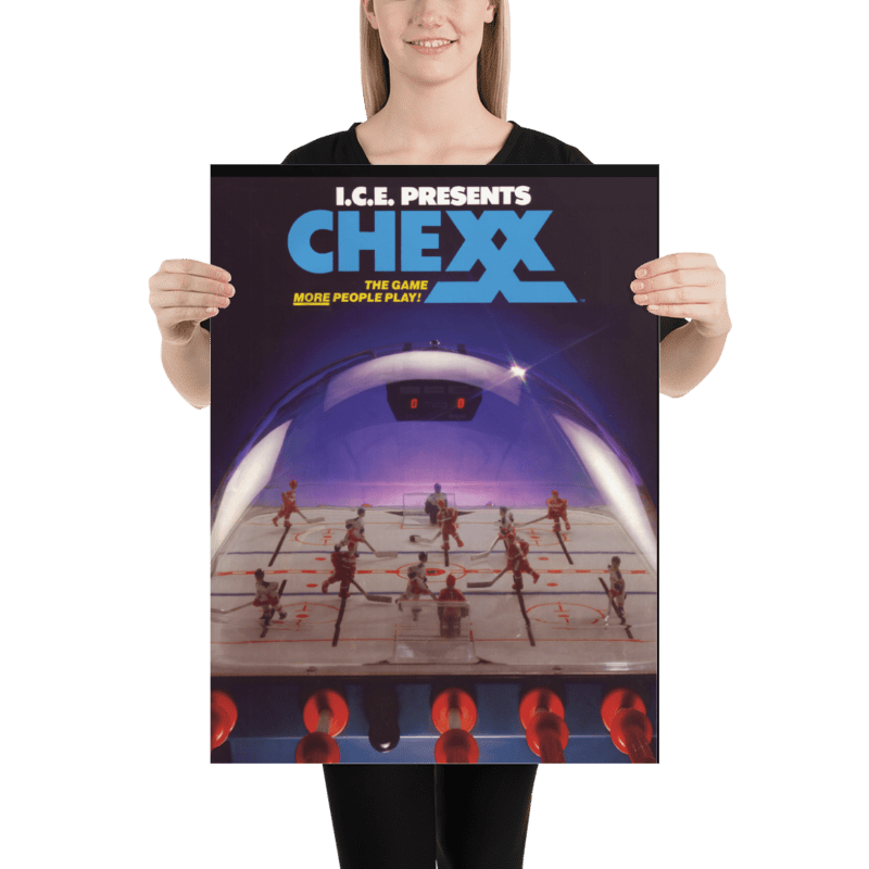 Chexx Vintage Poster Home Arcade Games