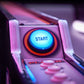 Ready to Ship | ICE Ball Pro Alley Roller with Blue Cabinet Gray Playfield Wood Graphics and Yellow Balls Arcade Innovative Concepts in Entertainment