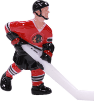 Shelti Dome Hockey Player - Red Short Stick Replacement Figure