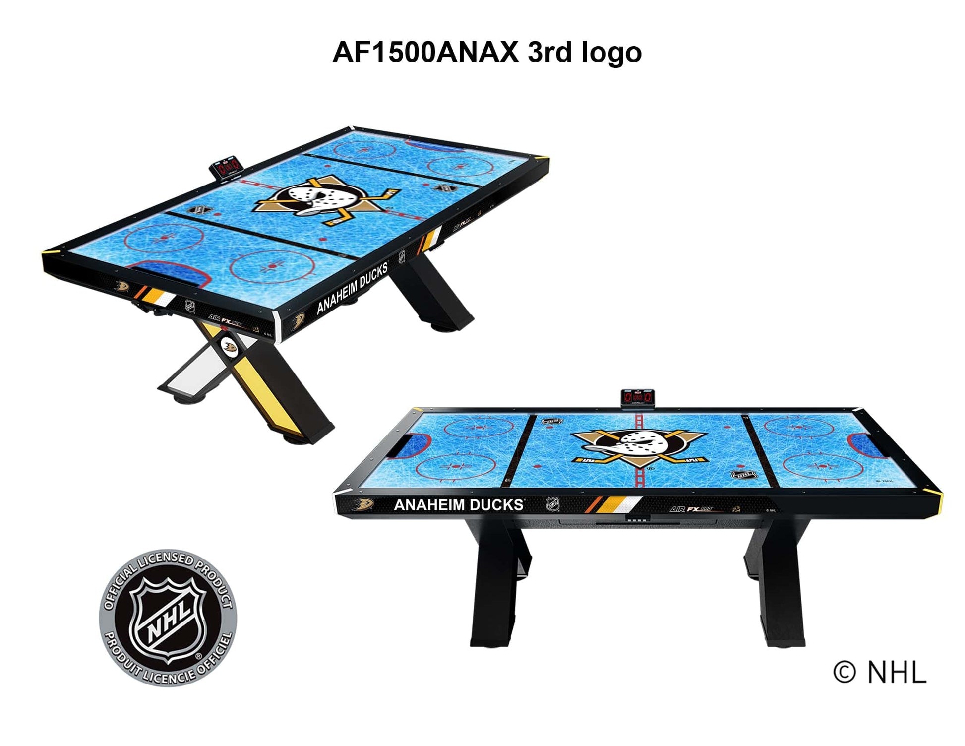 Anaheim Ducks Original logo NHL Air FX Pro Air Hockey  Home Arcade Games   