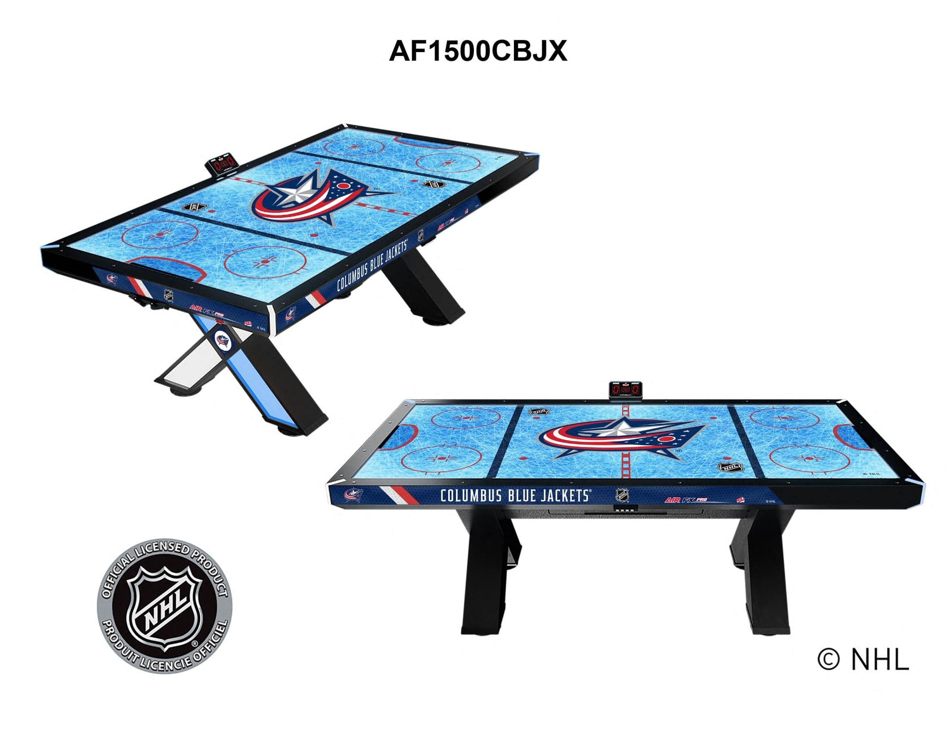 Columbus Blue Jackets NHL Air FX Pro Air Hockey Home Arcade Games