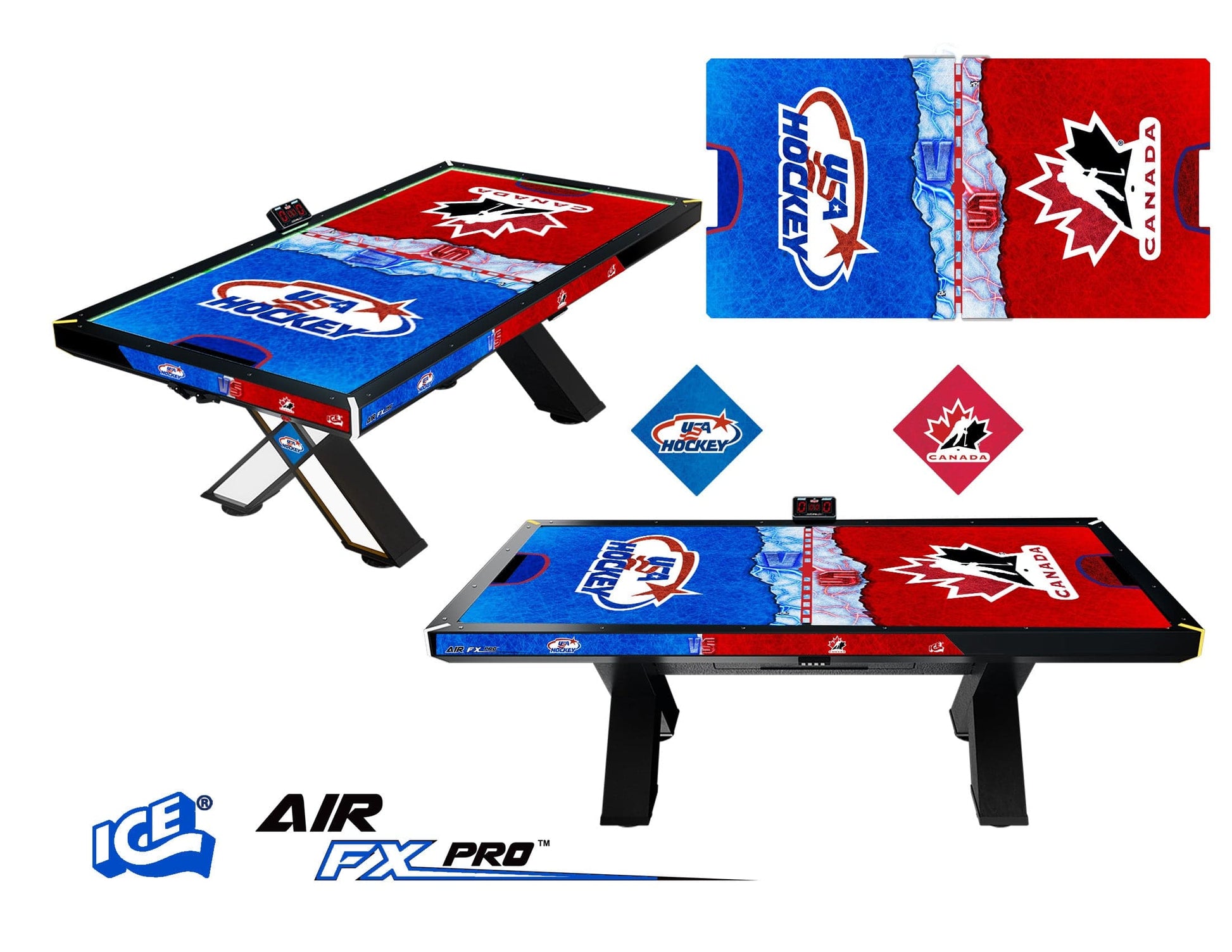 USA VS Canada Air FX Pro Home Arcade Games
