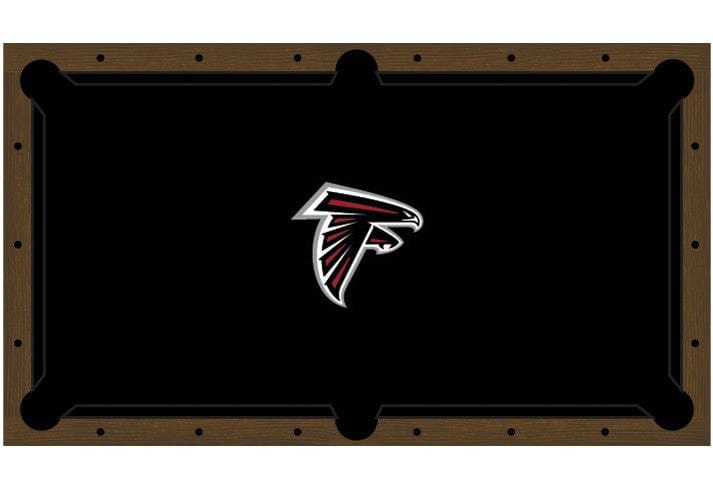 Atlanta Falcons Premium Pool Table Bundle - Walnut – Home Arcade Games