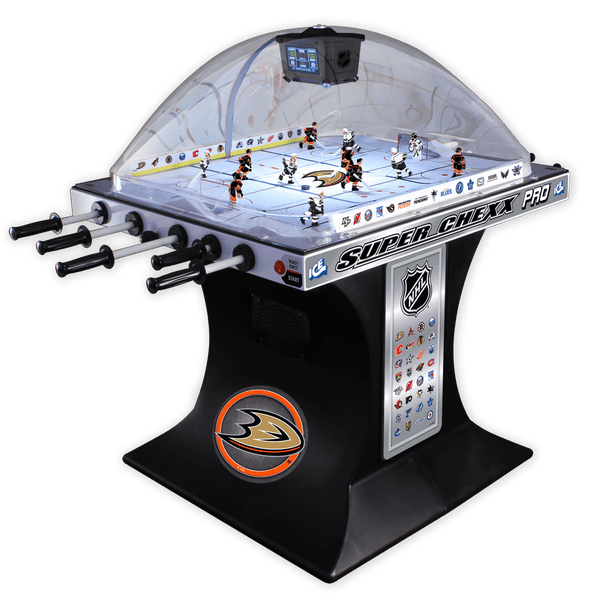 Anaheim Ducks NHL Super Chexx Pro Bubble Hockey Arcade Super Chexx