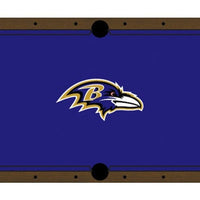 Baltimore Ravens Premium Pool Table Bundle - Walnut Pool Bundle Home Arcade Games   