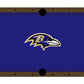 Baltimore Ravens Premium Pool Table Bundle - Walnut Pool Bundle Home Arcade Games   