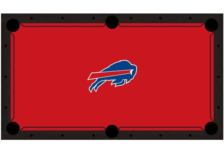 Buffalo Bills Premium Pool Table Bundle - Black Ash Pool Bundle Home Arcade Games   