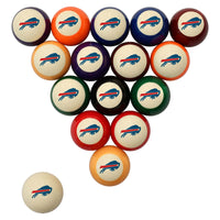 Buffalo Bills Premium Pool Table Bundle - Black Ash Pool Bundle Home Arcade Games   