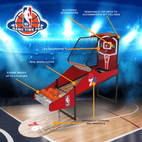 Philadelphia 76ers NBA Game Time Pro Arcade Innovative Concepts in Entertainment
