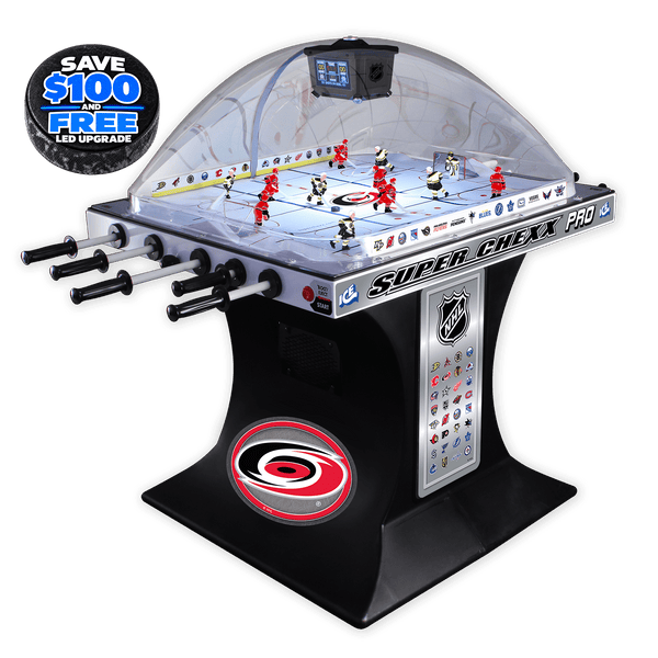 Carolina Hurricanes NHL Super Chexx Pro Bubble Hockey