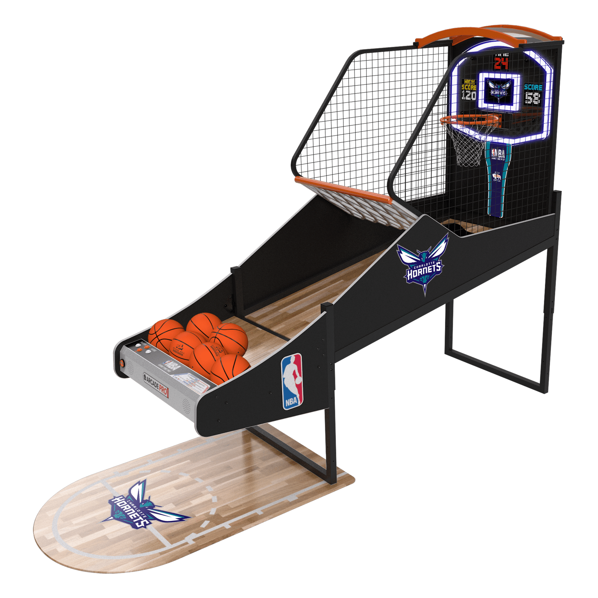 Charlotte Hornets NBA Game Time Pro Long Arcade Innovative Concepts in Entertainment   