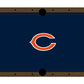 Chicago Bears Premium Pool Table Bundle - Walnut Pool Bundle Home Arcade Games   