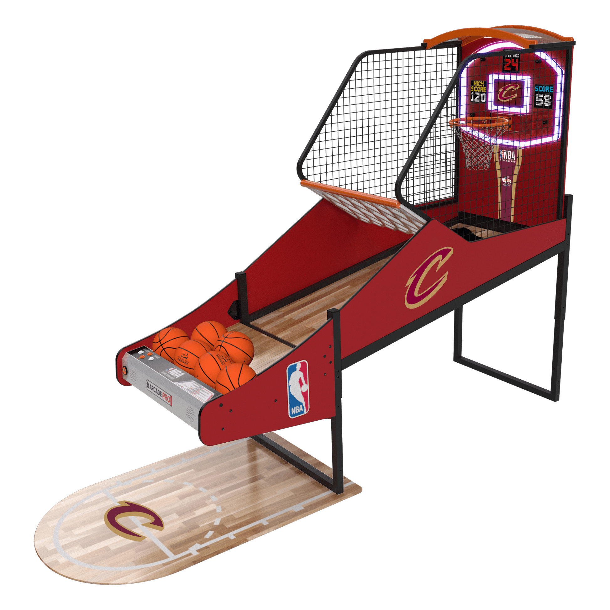 Cleveland Cavaliers NBA Game Time Pro Long Arcade Innovative Concepts in Entertainment   