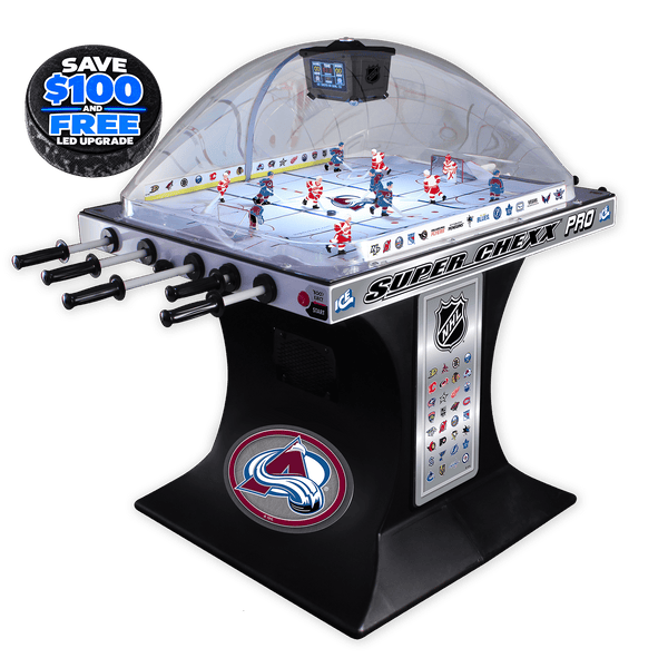 Colorado Avalanche NHL Super Chexx Pro Bubble Hockey