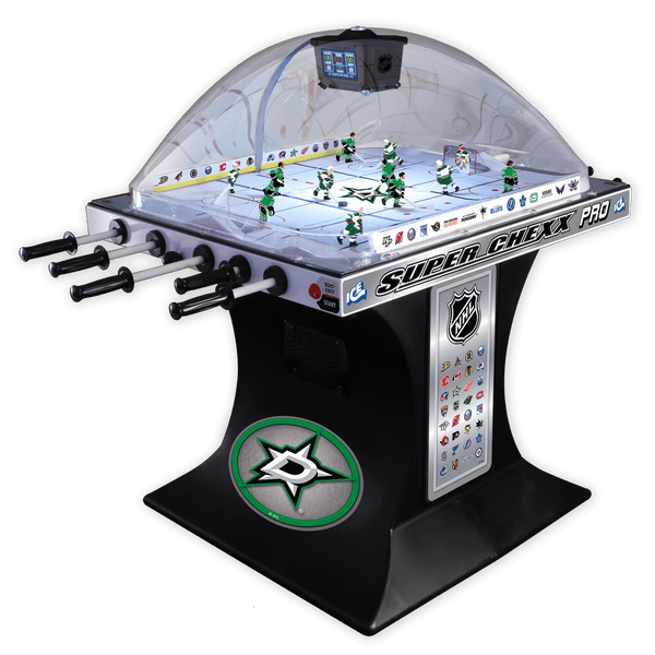 Dallas Stars NHL Super Chexx Pro Bubble Hockey Arcade Super Chexx