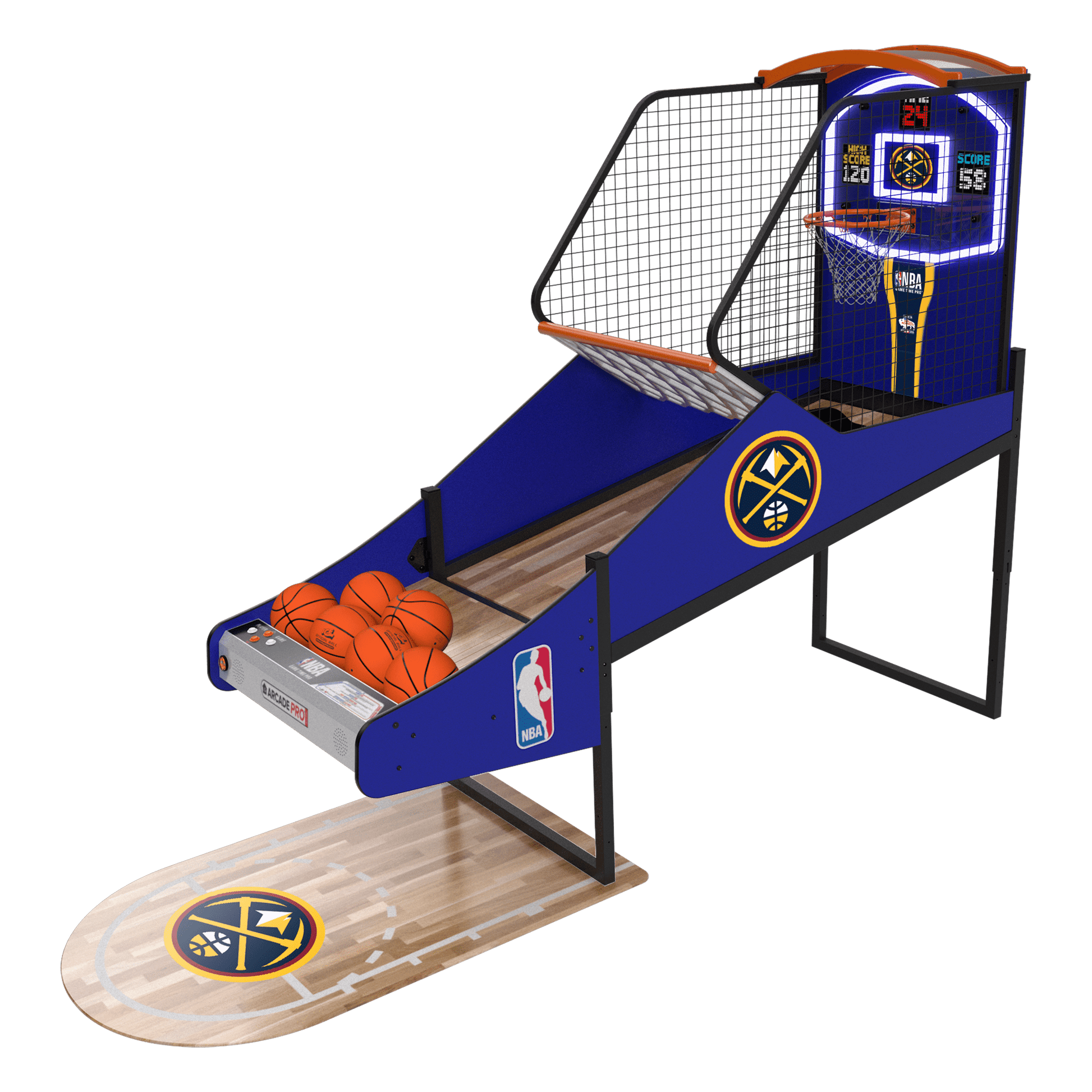 Denver Nuggets NBA Game Time Pro Long Arcade Innovative Concepts in Entertainment   