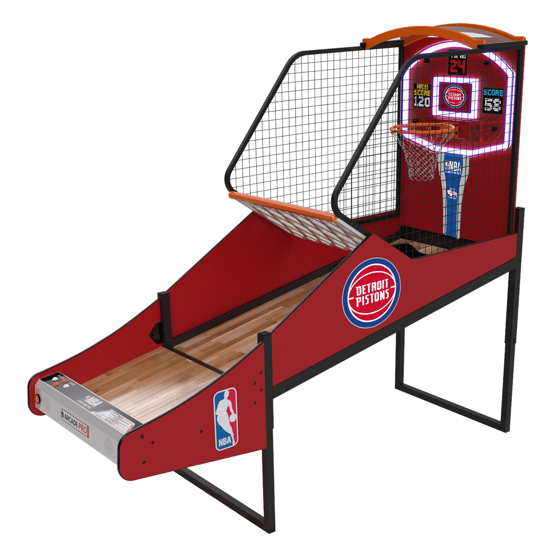 Detroit Pistons NBA Game Time Pro Long Arcade Innovative Concepts in Entertainment   