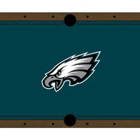 Philadelphia Eagles Premium Pool Table Bundle - Walnut Pool Bundle Home Arcade Games   