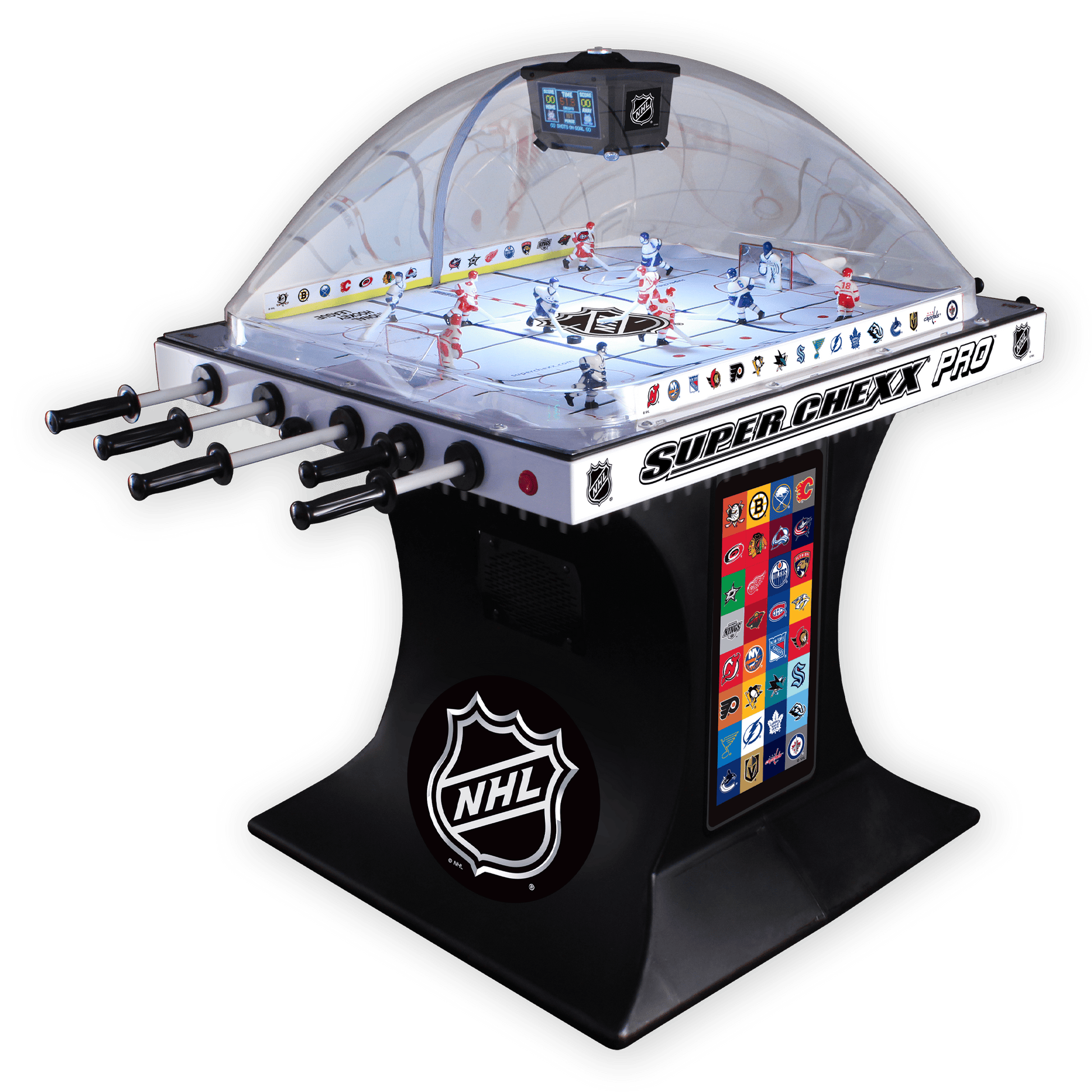 NHL Shield Super Chexx Pro Bubble Hockey Arcade Super Chexx