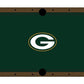 Green Bay Packers Premium Pool Table Bundle - Walnut Pool Bundle Home Arcade Games   