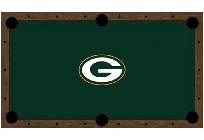 Green Bay Packers Premium Pool Table Bundle - Walnut Pool Bundle Home Arcade Games   