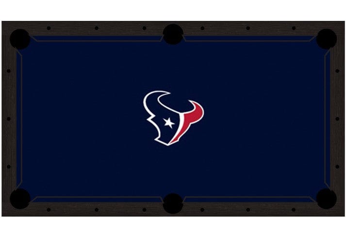 Houston Texans Premium Pool Table Bundle - Black Ash Pool Bundle Home Arcade Games   