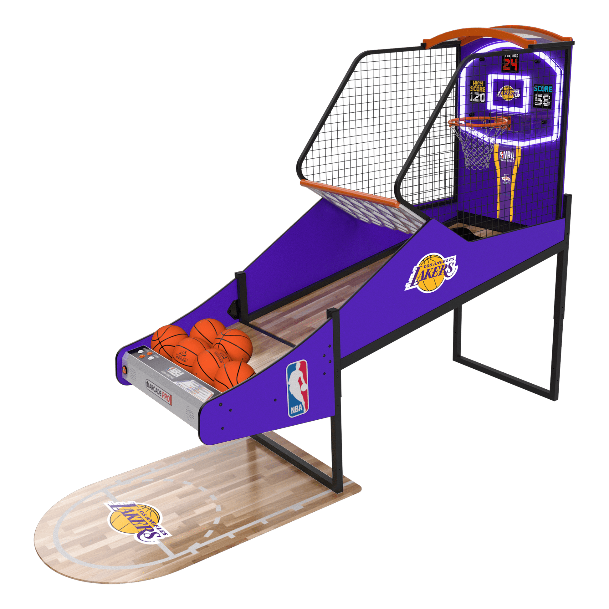 Los Angeles Lakers NBA Game Time Pro Long Arcade Innovative Concepts in Entertainment   