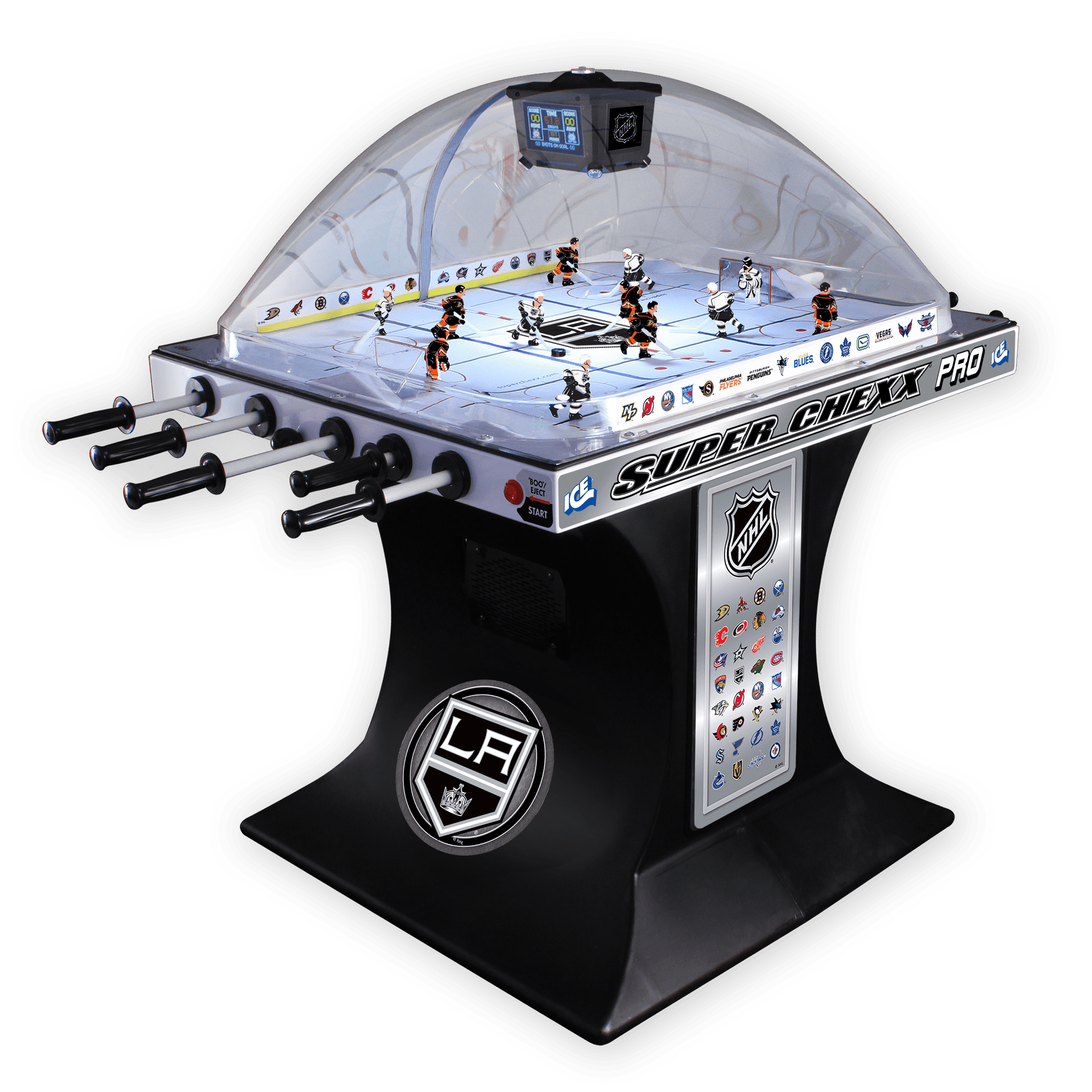 L.A. Kings NHL Super Chexx Pro Bubble Hockey Arcade Innovative Concepts in Entertainment   
