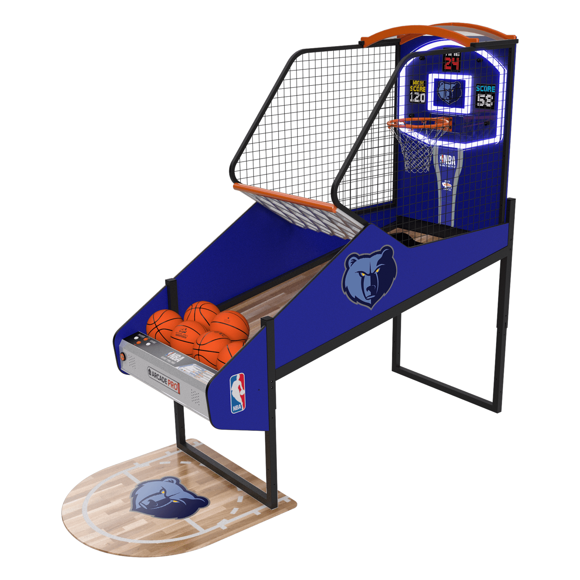 Memphis Grizzlies NBA Game Time Pro Arcade Innovative Concepts in Entertainment   