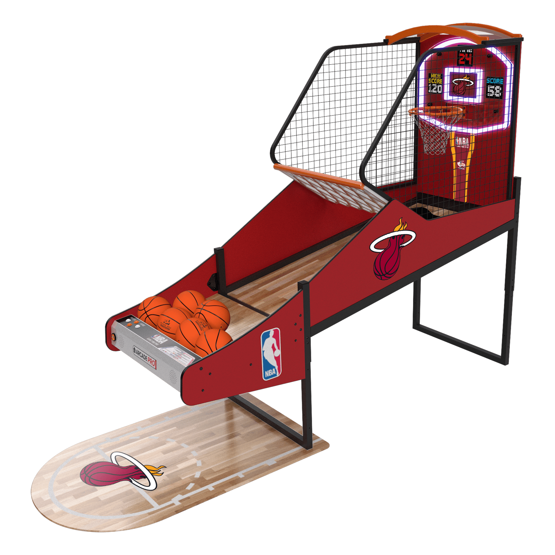 Miami Heat NBA Game Time Pro Long Arcade Innovative Concepts in Entertainment   